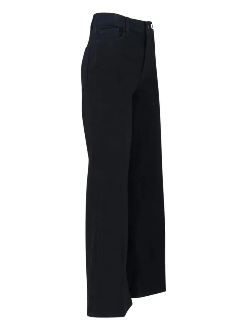 FRAME - Wide-Leg Jeans With Mid-Rise Waist - Größe 26 - schwarz – Bild 4