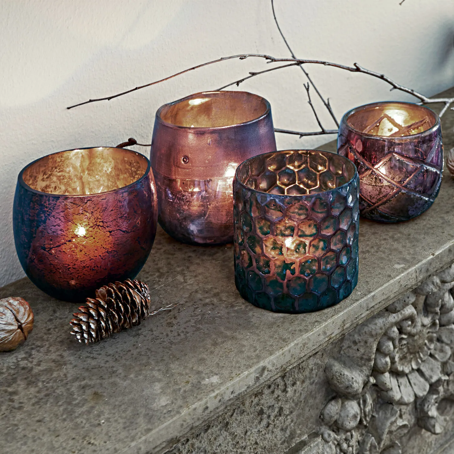 Windlicht 4er Set Marine – Bild 2