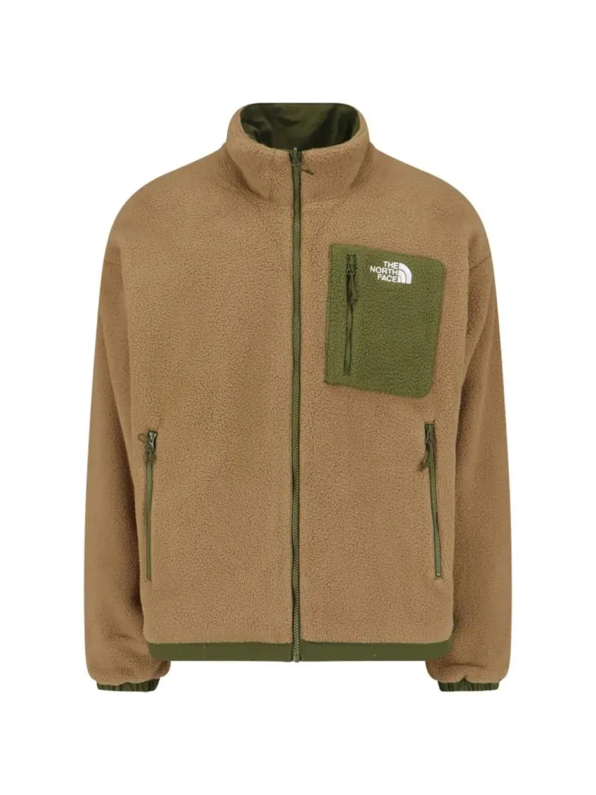 The North Face - "Yumiori Rev" Fleece Jacket, In Green Fabric - Größe L - beige The North Face - "Yumiori Rev" Fleece Jacket, In Green Fabric - Größe L - beige