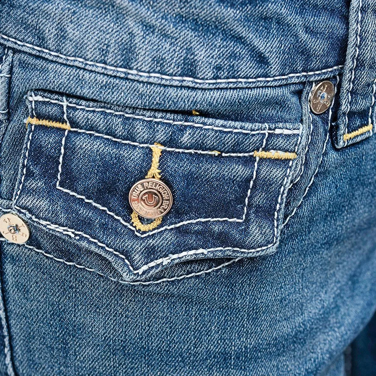 True Religion - Jeans JOEY - Größe 30 - blau – Bild 3