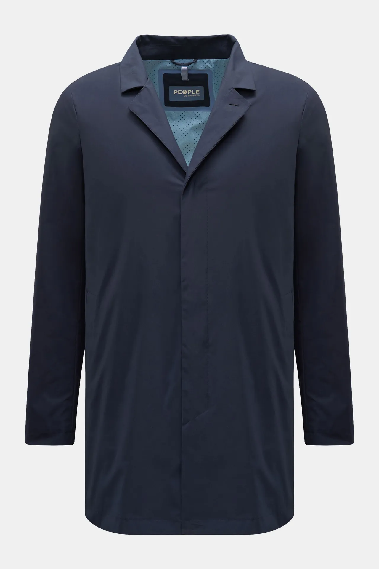 People of Shibuya - Herren - Kurzmantel 'Toshiro' navy – Bild 2