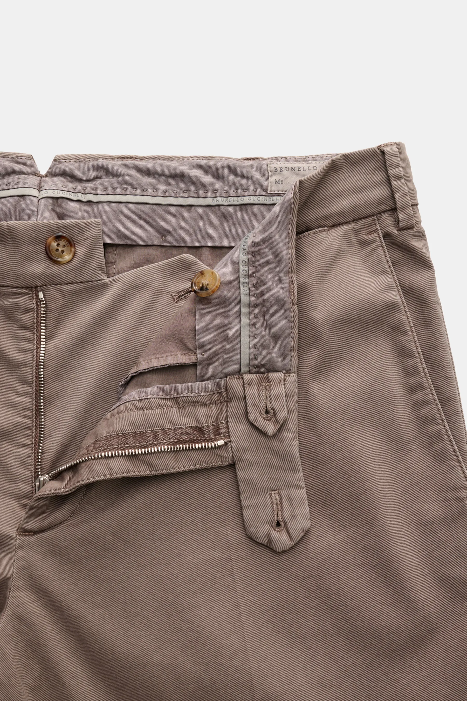 Brunello Cucinelli - Herren - Chino 'Italian Fit' taupe – Bild 4