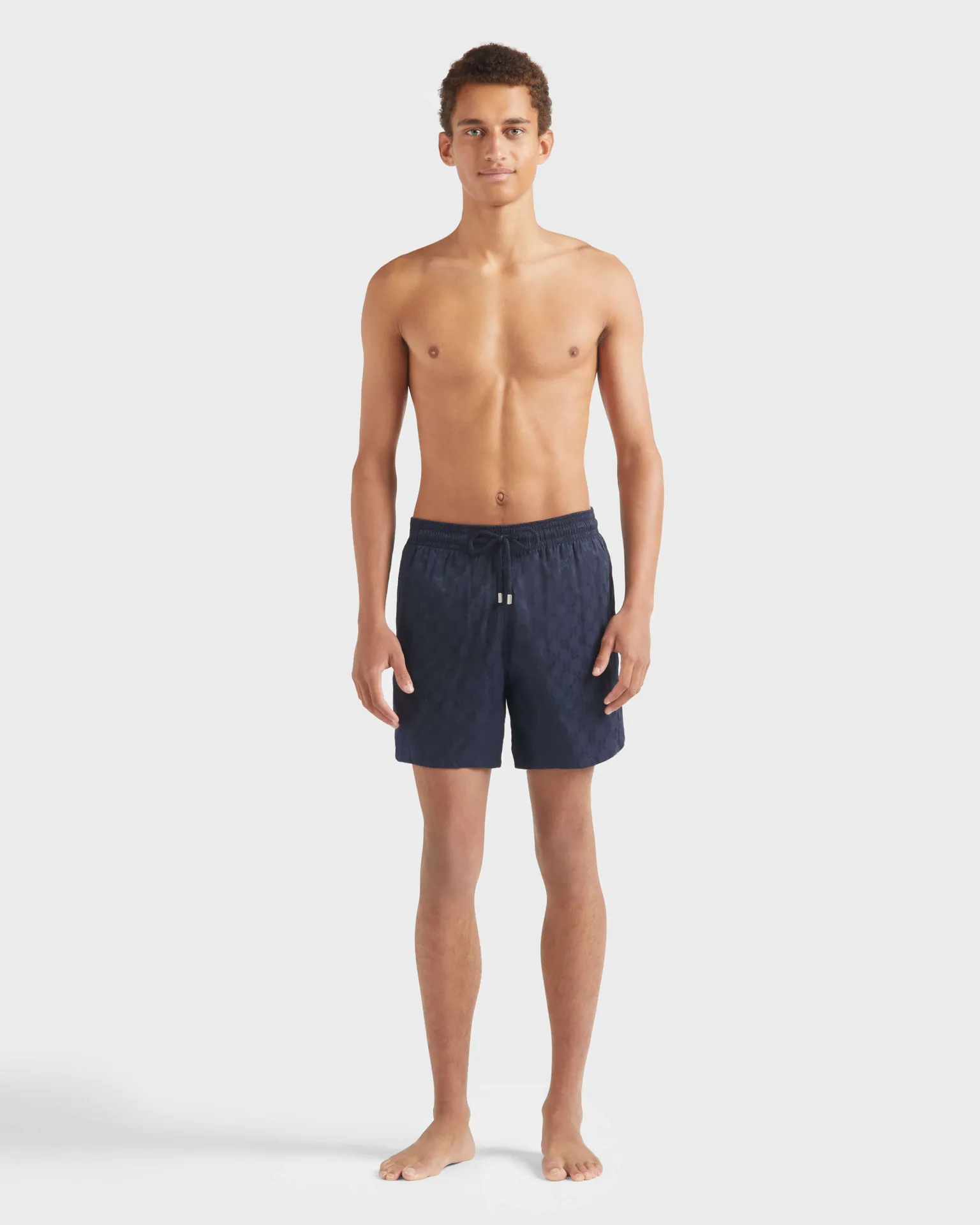 Vilebrequin - Turtle Monogram Jacquard Badeshorts Für Herren - Bademode - Moopea - Blau - Größe M – Bild 3