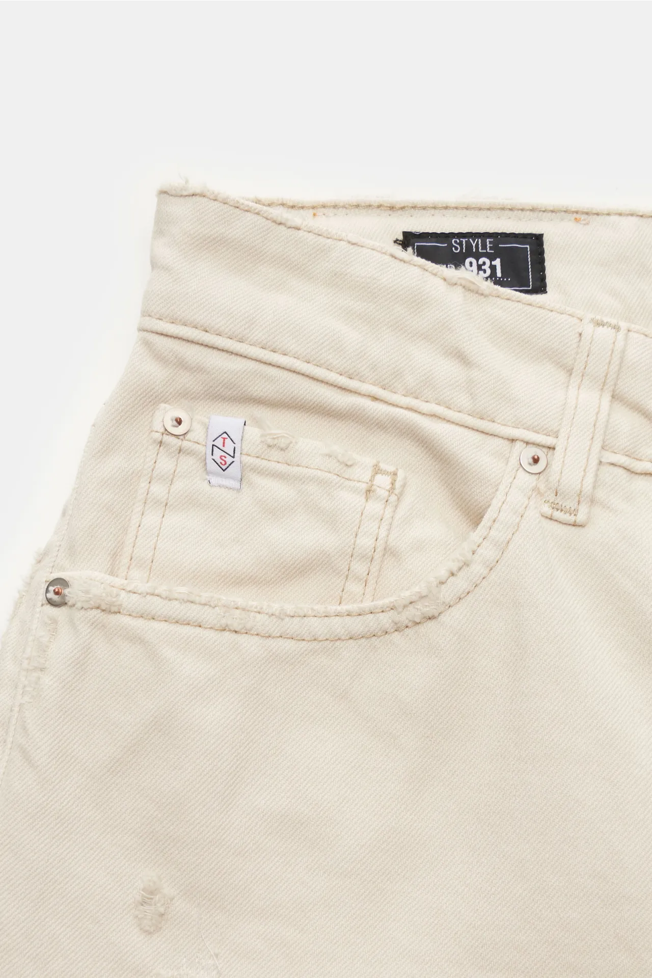 The.Nim - Herren - Jeans '931 Connor Carrot' creme – Bild 5