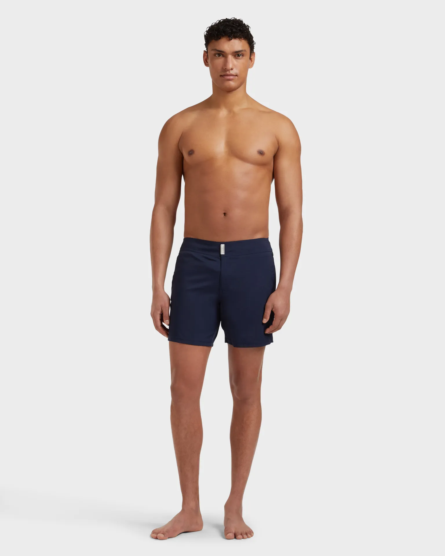 Vilebrequin - Solid Stretch-badeshorts Mit Flachem Bund Für Herren - Bademode - Merise - Blau - Größe XXXL – Bild 3