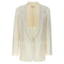 The Row - %27Enza%27 Blazer - Größe 10 - weiß The Row - %27Enza%27 Blazer - Größe 10 - weiß