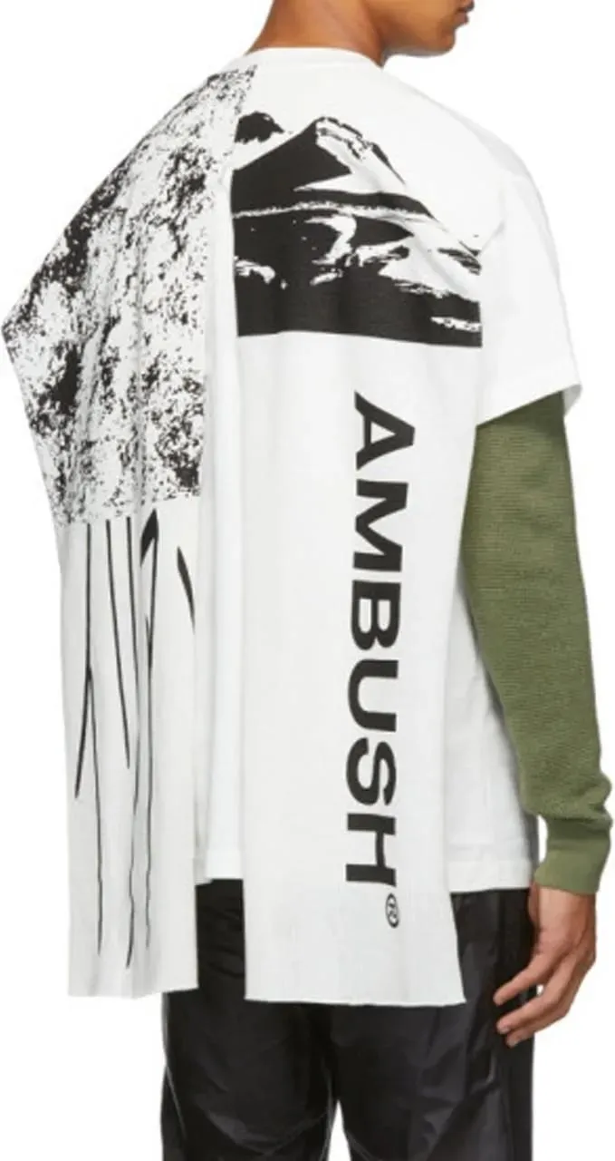 Ambush - Ambush White Cape T-Shirt - Größe S - weiß – Bild 4
