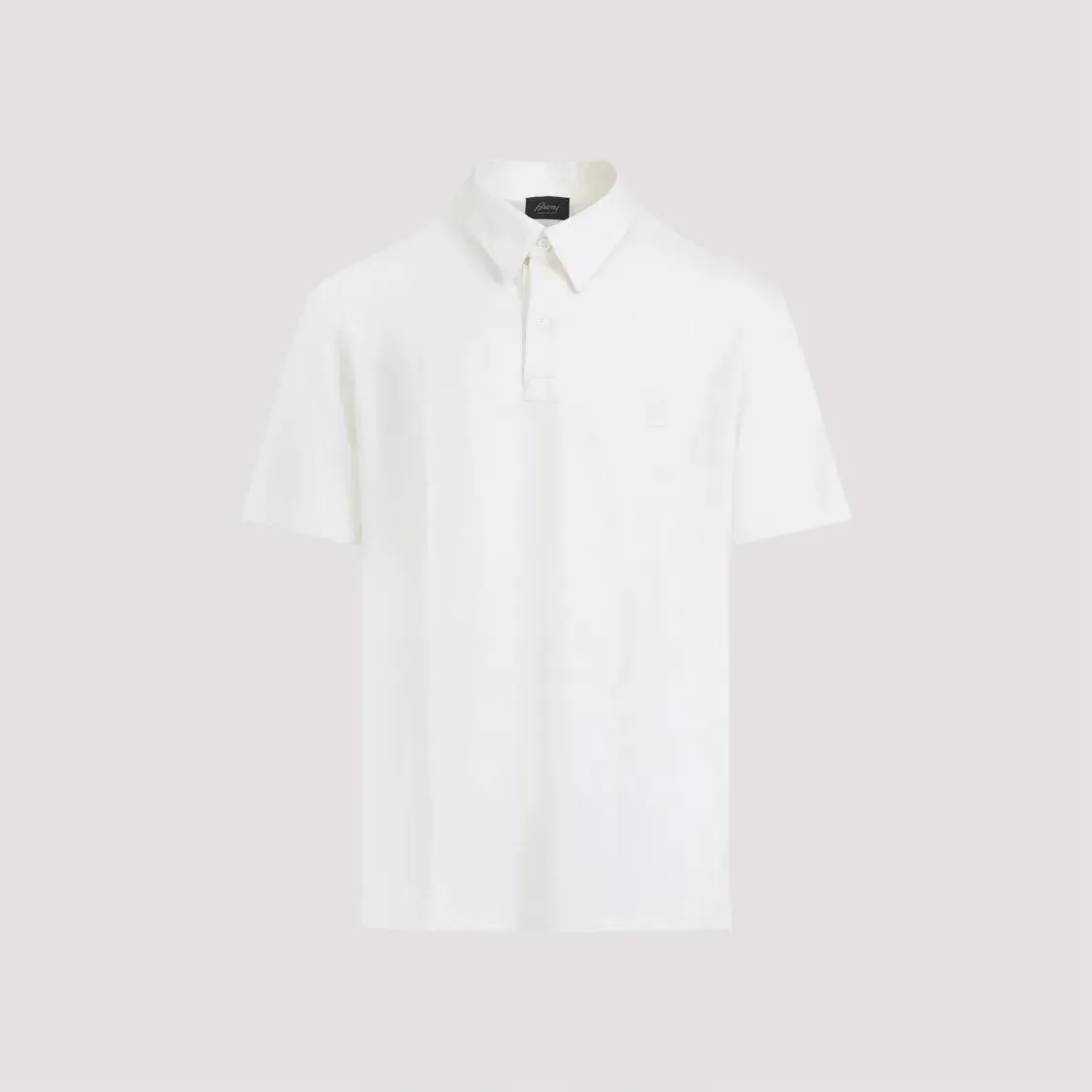 Brioni - White Wool Polo - Größe L - weiß Brioni - White Wool Polo - Größe L - weiß