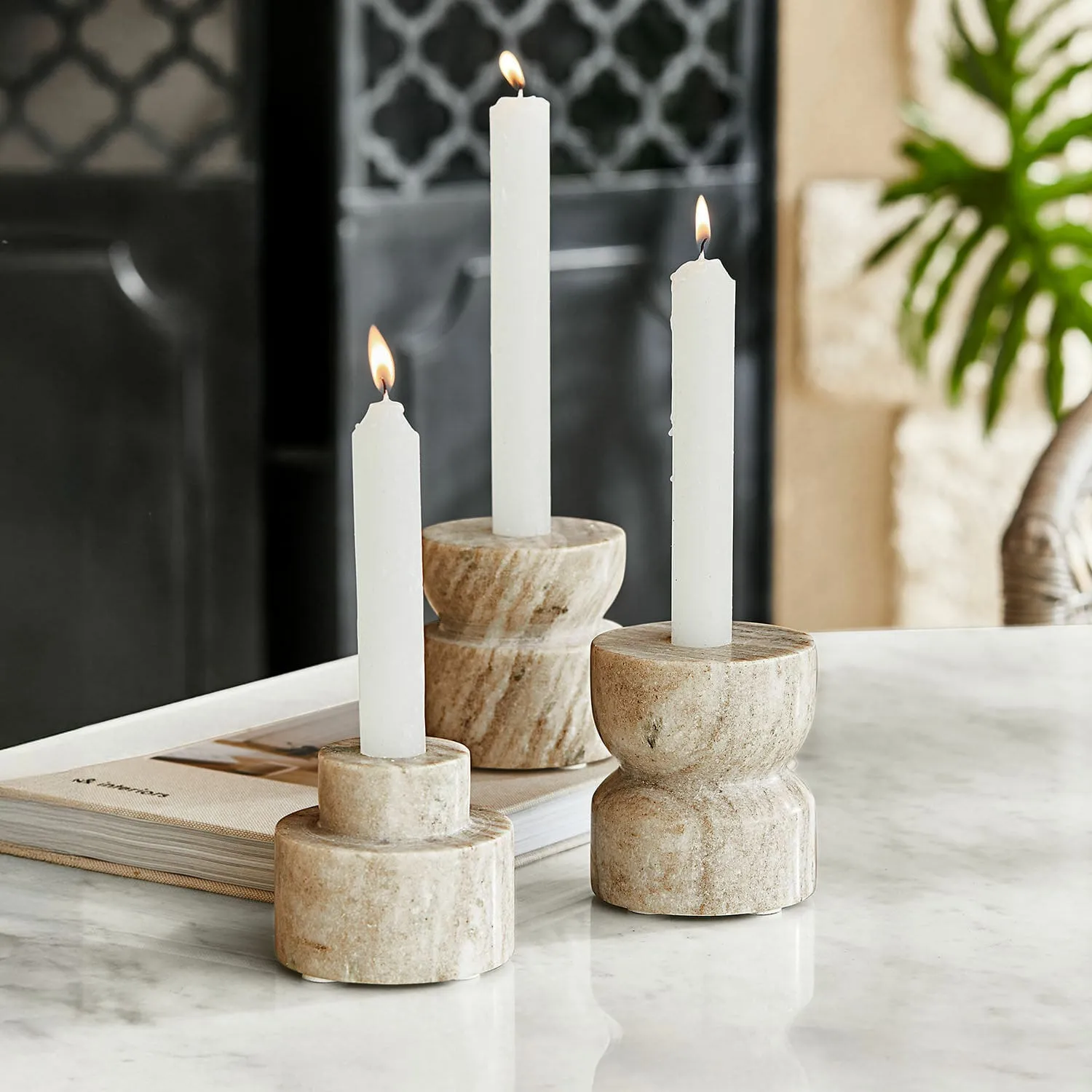Kerzenhalter 3er Set Ulxeno – Bild 2