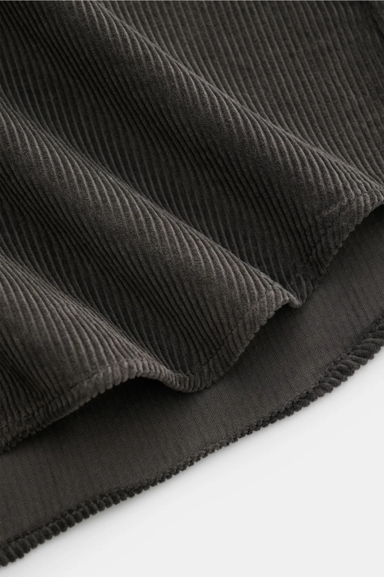 Sonrisa - Herren - Cordhemd Haifisch-Kragen dunkelgrau – Bild 4