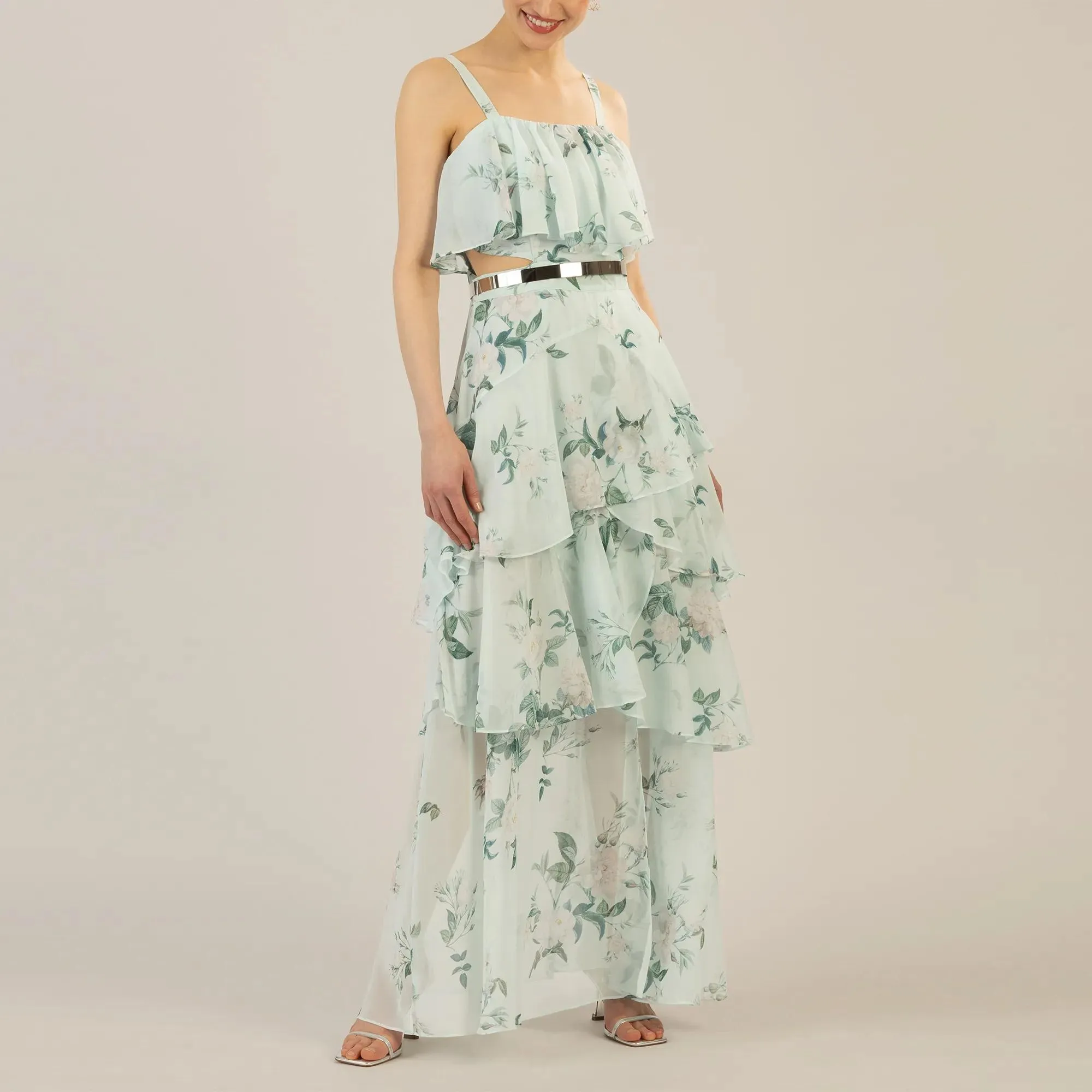 Apart - Chiffonkleid - Größe 44 - bunt – Bild 4