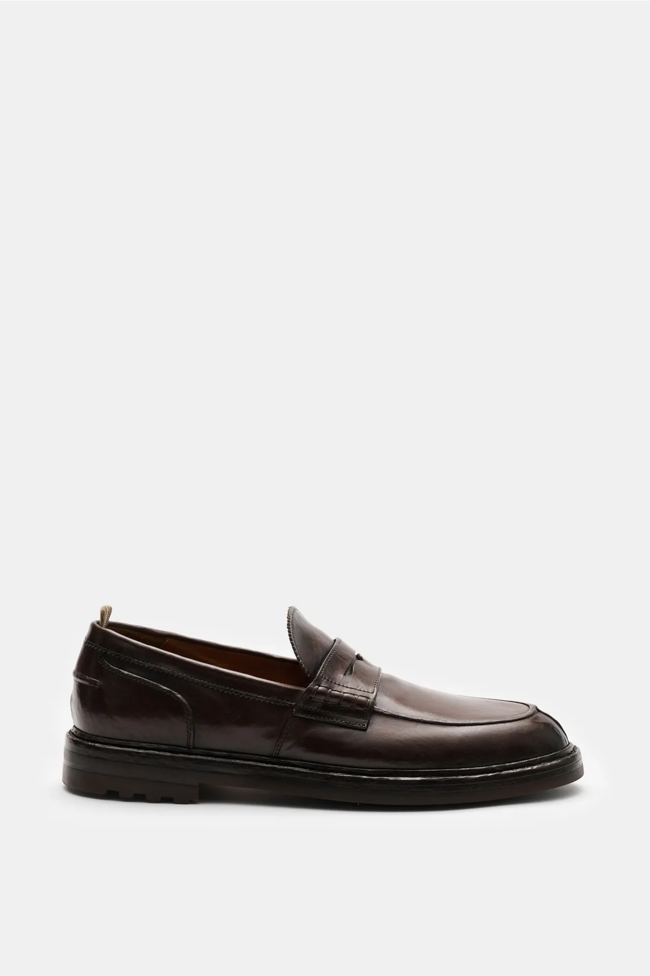 Officine Creative - Herren - Penny Loafer %27Sax Flexi 001%27 dunkelbraun Officine Creative - Herren - Penny Loafer %27Sax Flexi 001%27 dunkelbraun