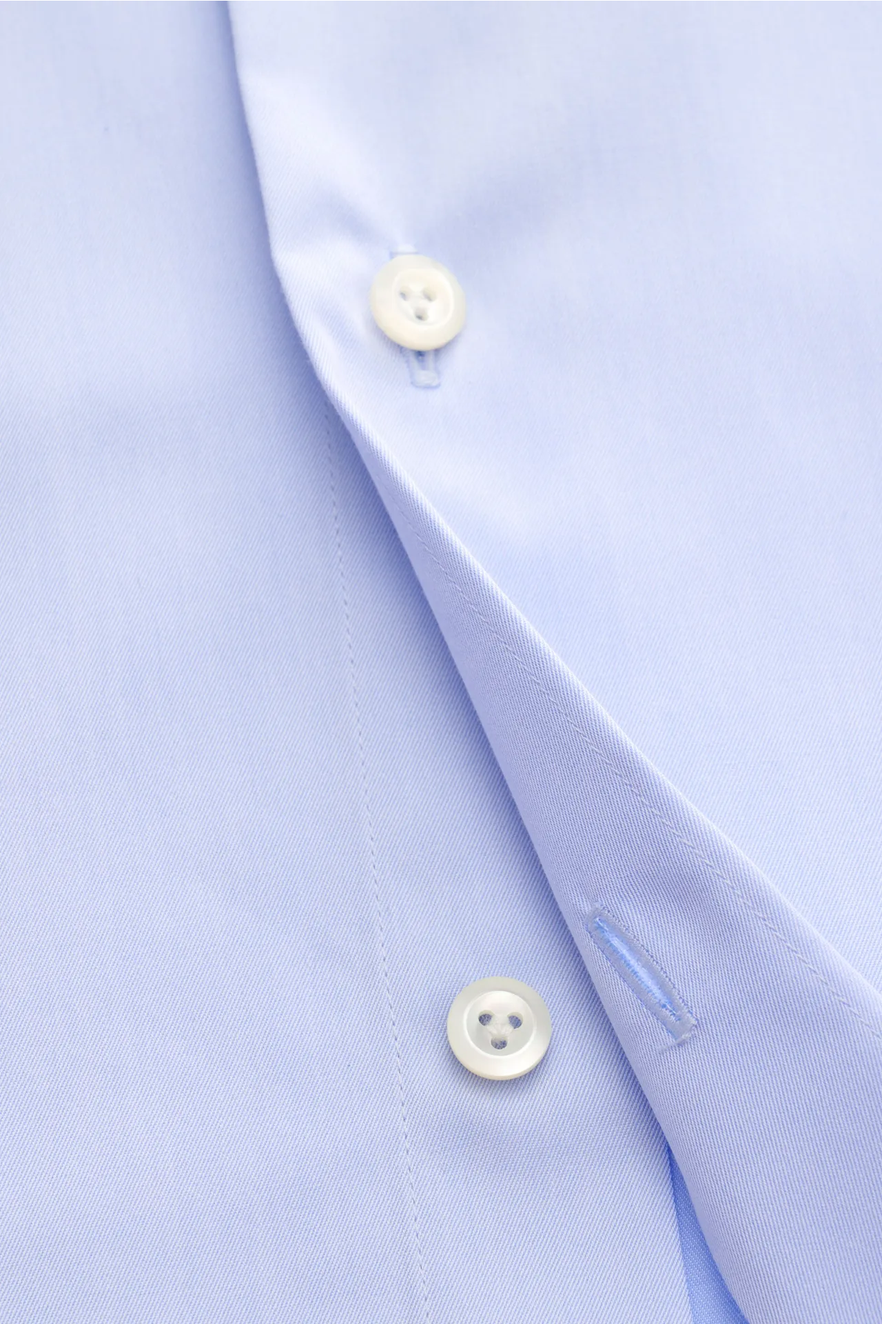 van Laack - Herren - Business Hemd 'Rivara Slim Fit' Haifisch-Kragen hellblau – Bild 4