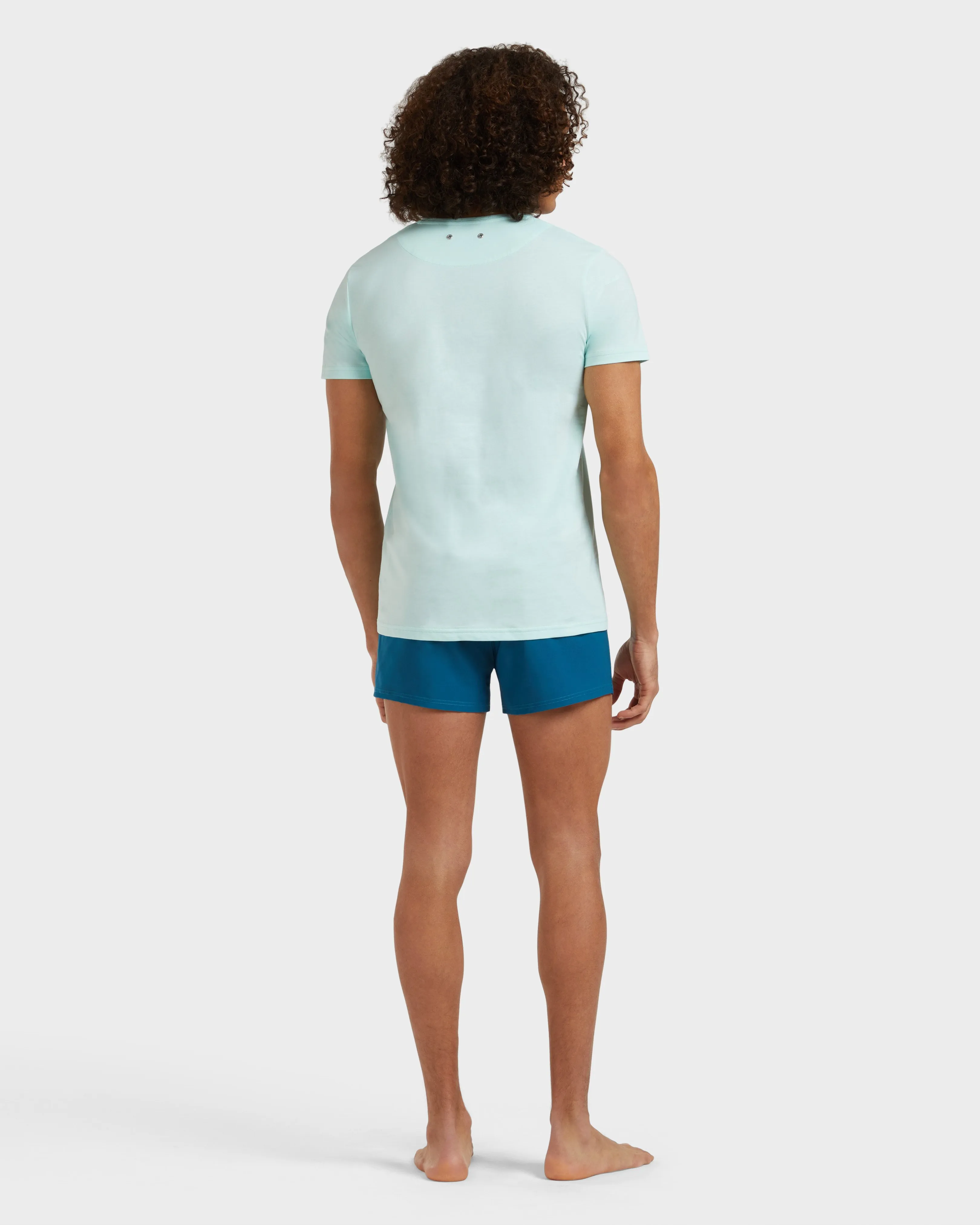 Vilebrequin - Placed Whale T-shirt Aus Bio-baumwolle Für Herren - T-shirt - Thom - Blau - Größe XXXL – Bild 4