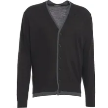 Paolo Pecora - Fine knit cardigan - Größe M - braun Paolo Pecora - Fine knit cardigan - Größe M - braun
