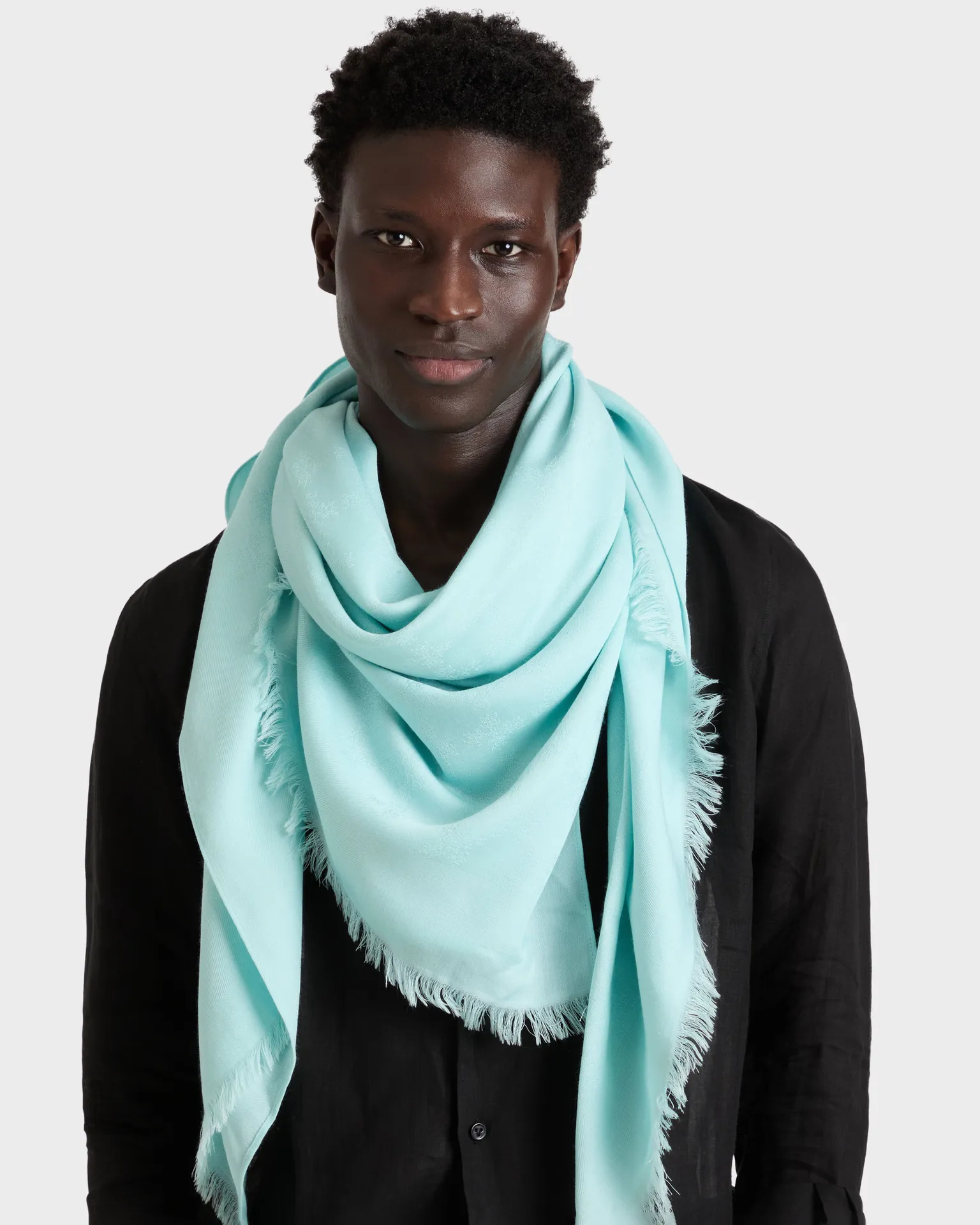 Vilebrequin - Turtle Monogram Stola - Halstuch - Sublime - Blau - Größe OSFA – Bild 2