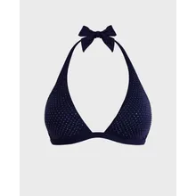 Vilebrequin - Neckholder-bikinioberteil Mit Strass Für Damen - Bademode - Flecha - Blau - Größe M Vilebrequin - Neckholder-bikinioberteil Mit Strass Für Damen - Bademode - Flecha - Blau - Größe M