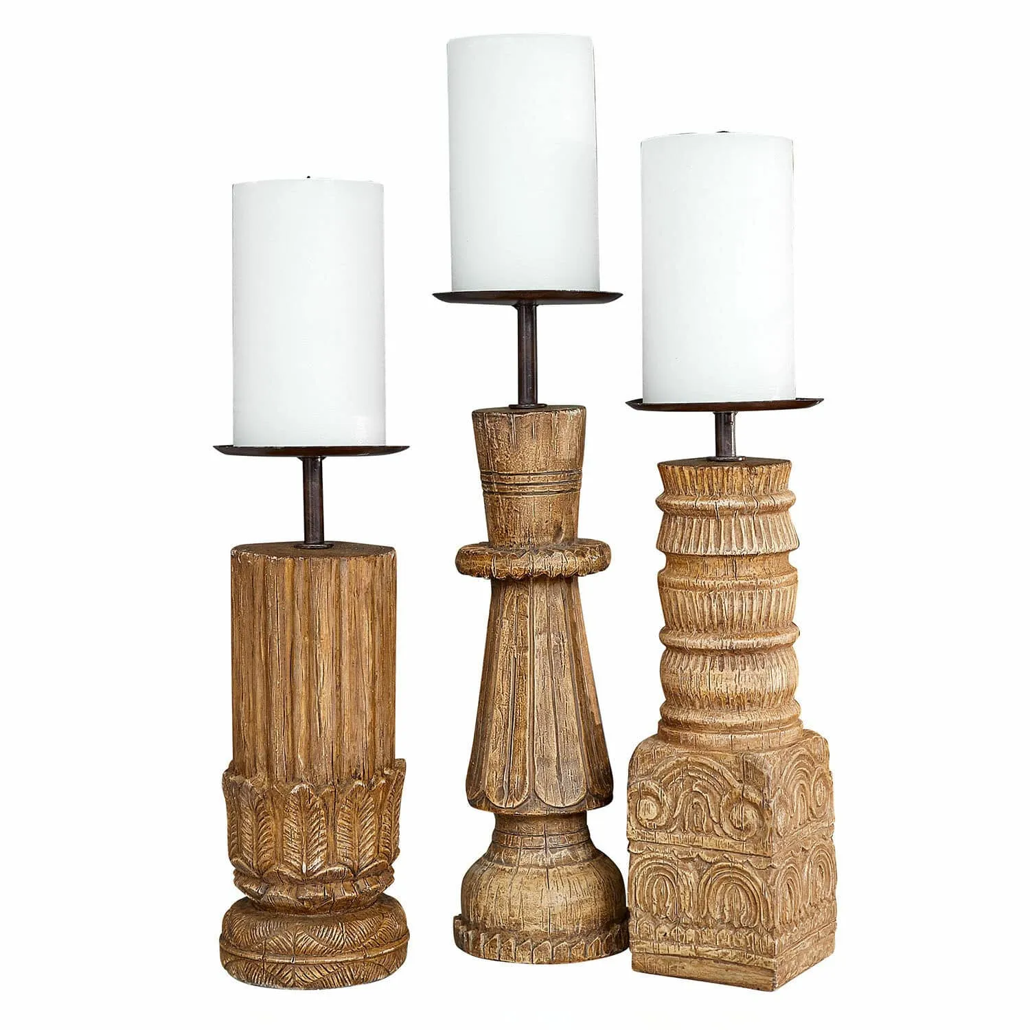 Kerzenständer 3er Set Zahirah – Bild 3