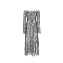 Paco Rabanne - Fitted Grey Lace Dress - Größe 40 - grau Paco Rabanne - Fitted Grey Lace Dress - Größe 40 - grau