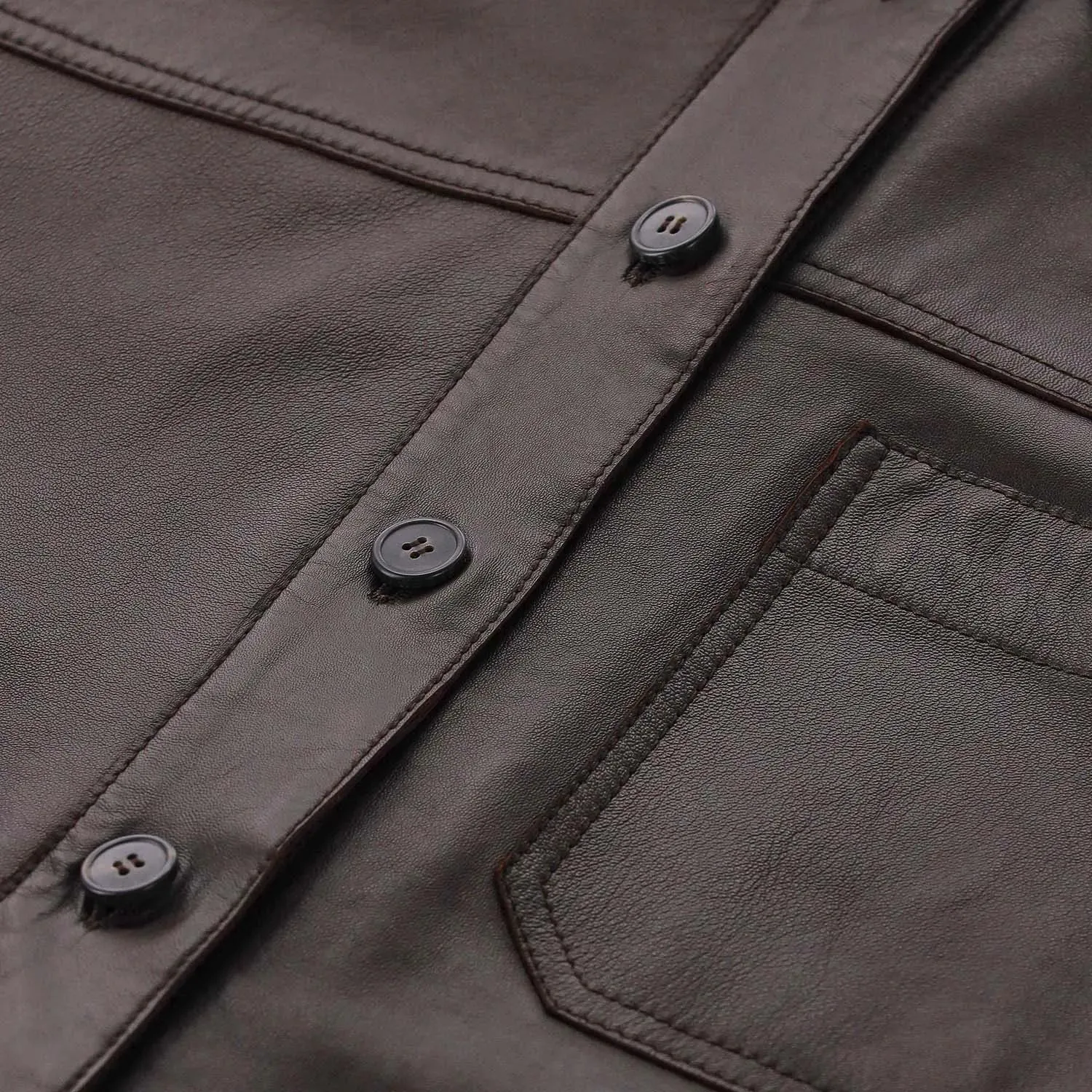 WEEKEND Max Mara - Lederjacke Stecca - Größe 38 - braun – Bild 2