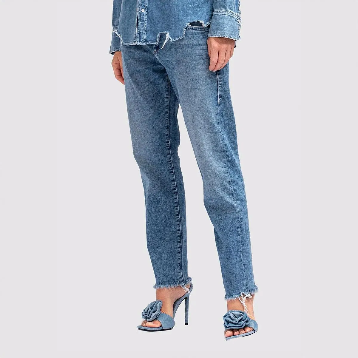 True Religion - BOYFRIEND LIV - Größe 25 - blau – Bild 3