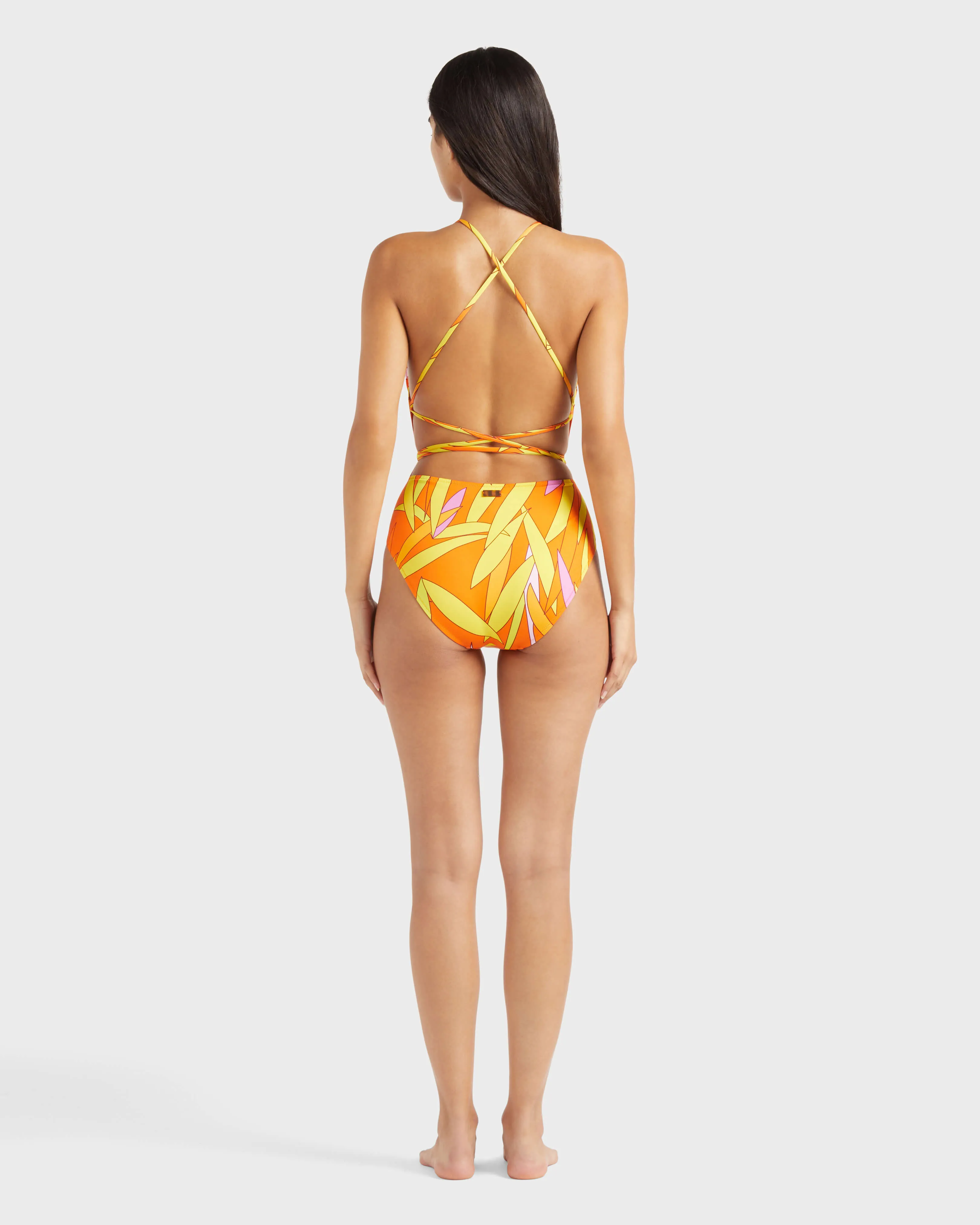 Vilebrequin - Rückenfreier Madrague Badeanzug Für Damen - Bademode - Hydra - Orange - Größe S – Bild 4