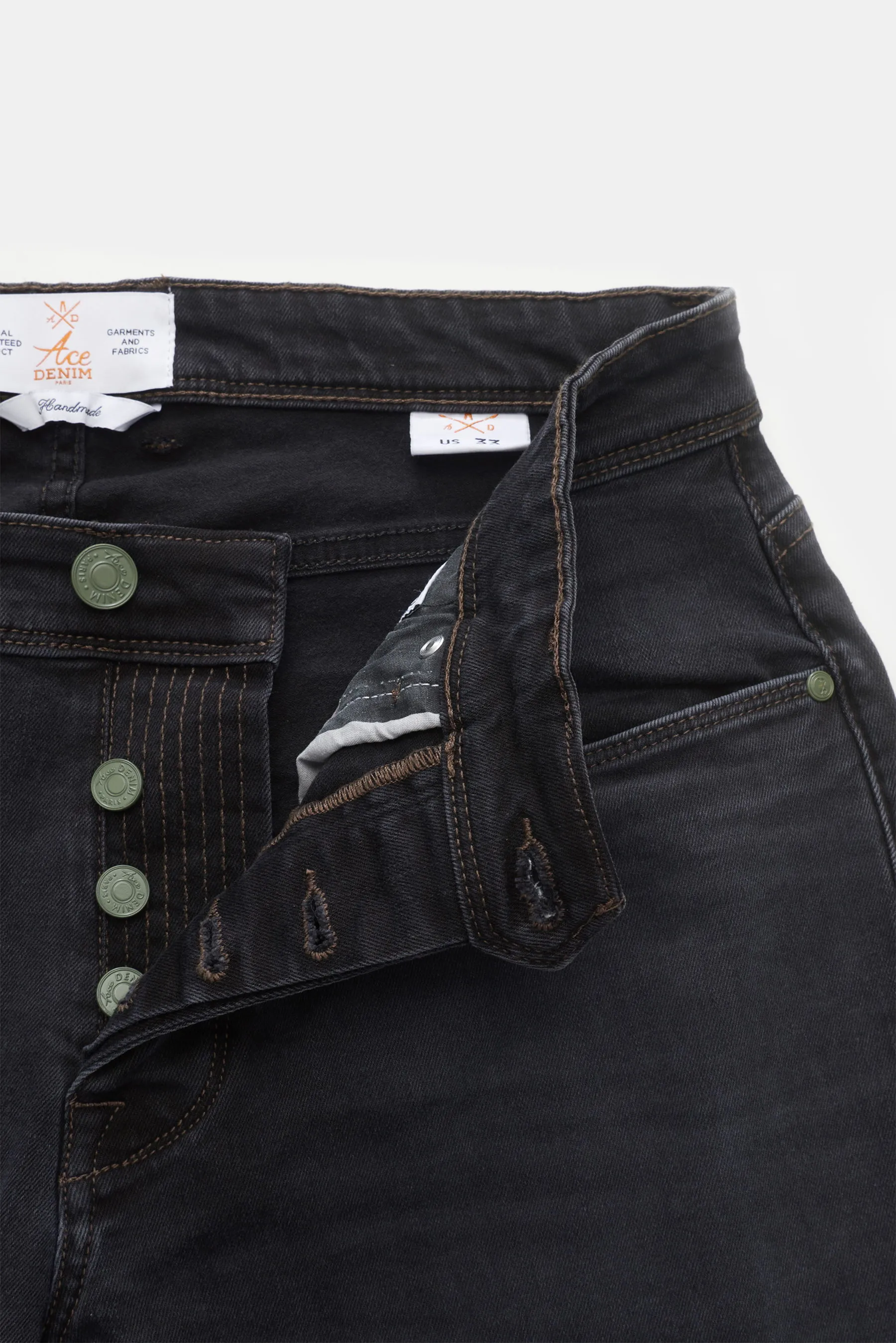 Ace Denim - Herren - Jeans 'AD 34' dunkelgrau – Bild 4