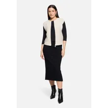 Grobstrickjacke ohne Arm