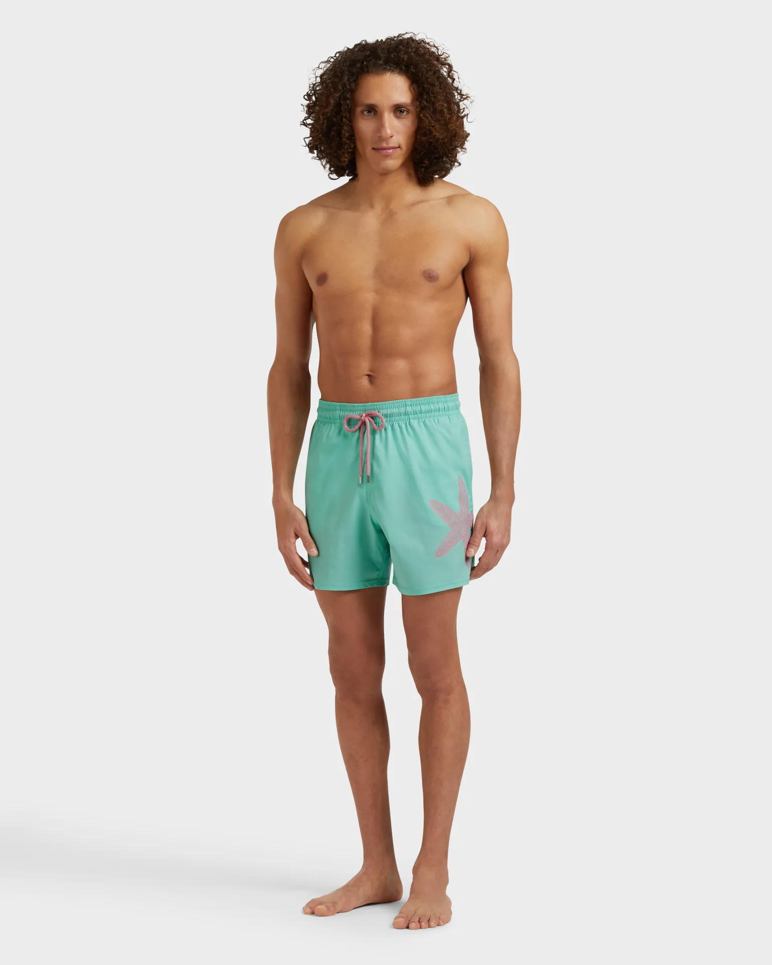 Vilebrequin - Kurze Placed Starlettes Stretch-badeshorts Für Herren - Bademode - Monrise - Grün - Größe M – Bild 3