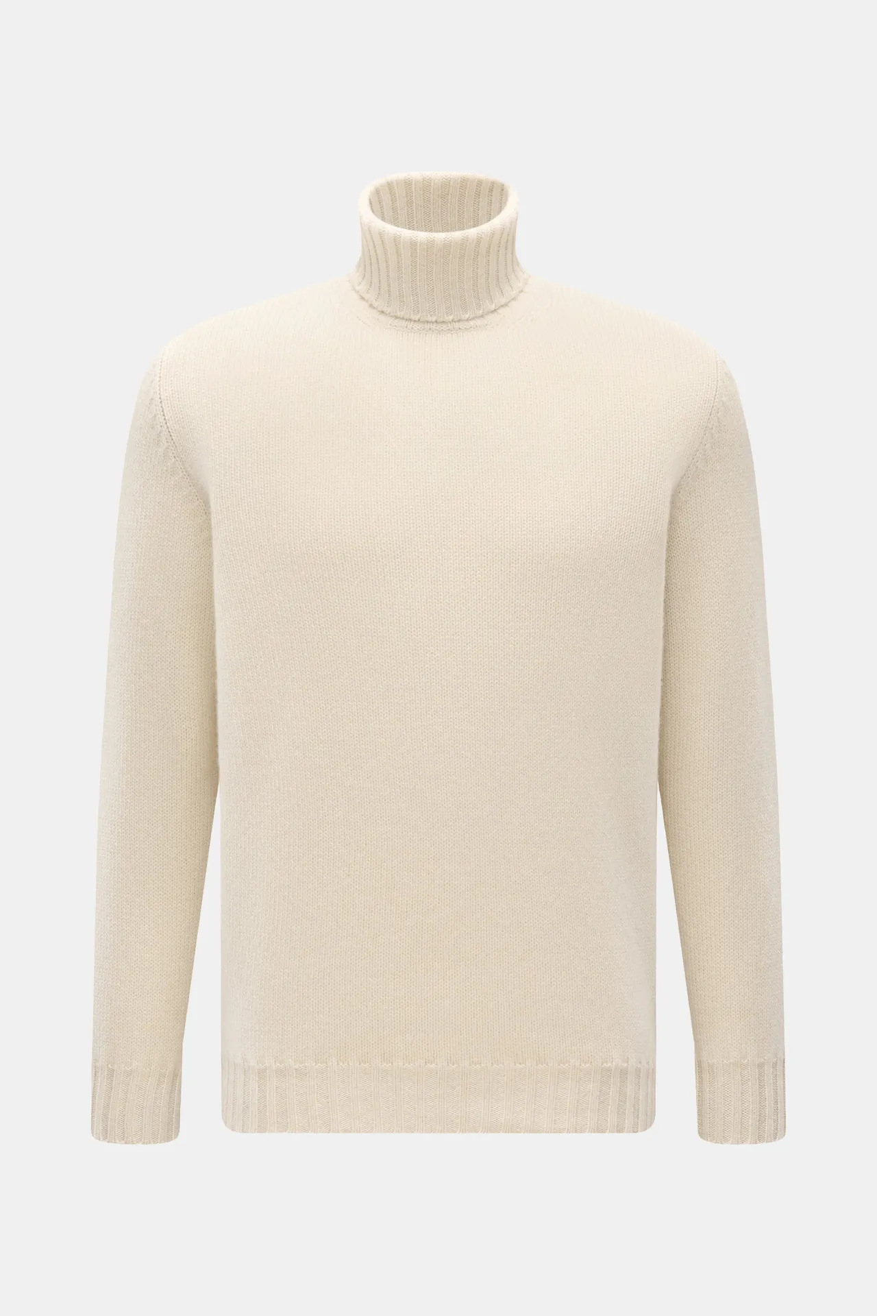 Fedeli - Herren - Cashmere Rollkragenpullover creme Fedeli - Herren - Cashmere Rollkragenpullover creme