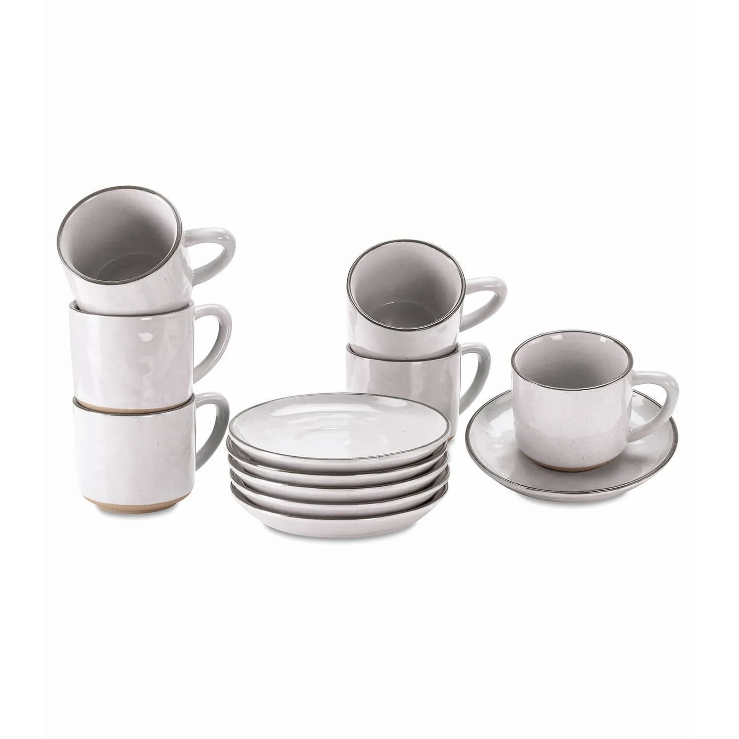 Tasse mit Untertasse 6er Set Biarré – Bild 3