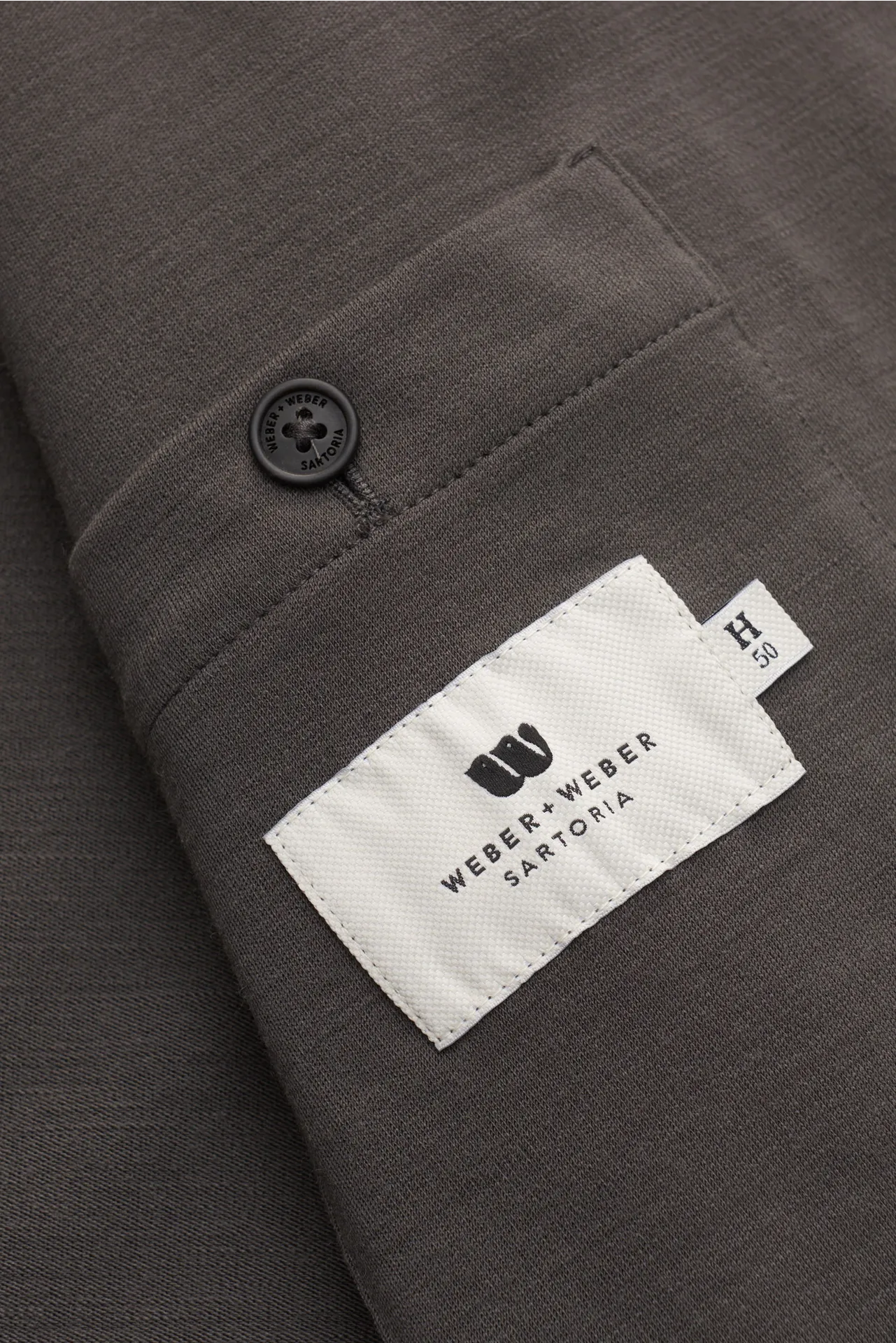 Weber+Weber - Herren - Jersey-Sakko 'Travel Luxe WW Blazer' grau – Bild 4