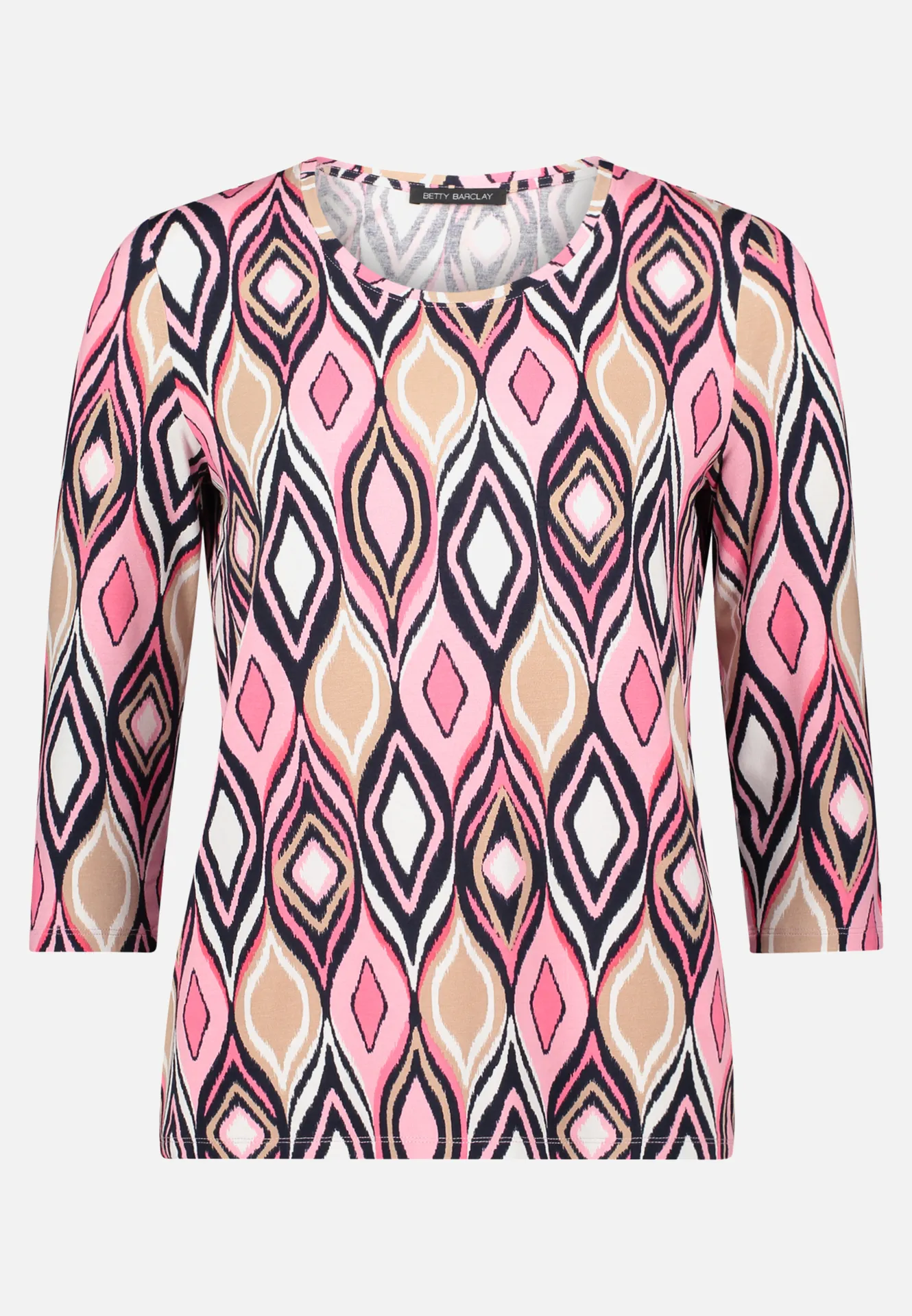 Basic Shirt mit Print – Bild 3