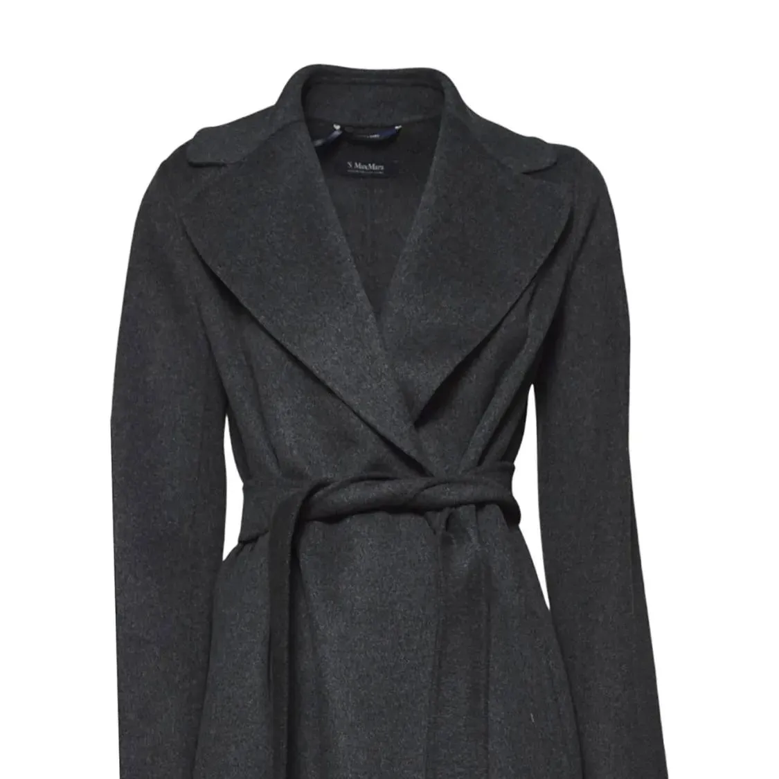 Max Mara - Poldo Long Coat - Größe 46 - grau – Bild 2