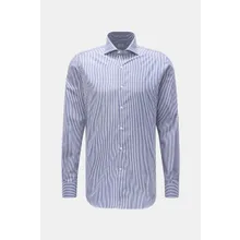 Gherardi - Herren - Business Hemd Haifisch-Kragen dunkelblau/weiß gestreift Gherardi - Herren - Business Hemd Haifisch-Kragen dunkelblau/weiß gestreift