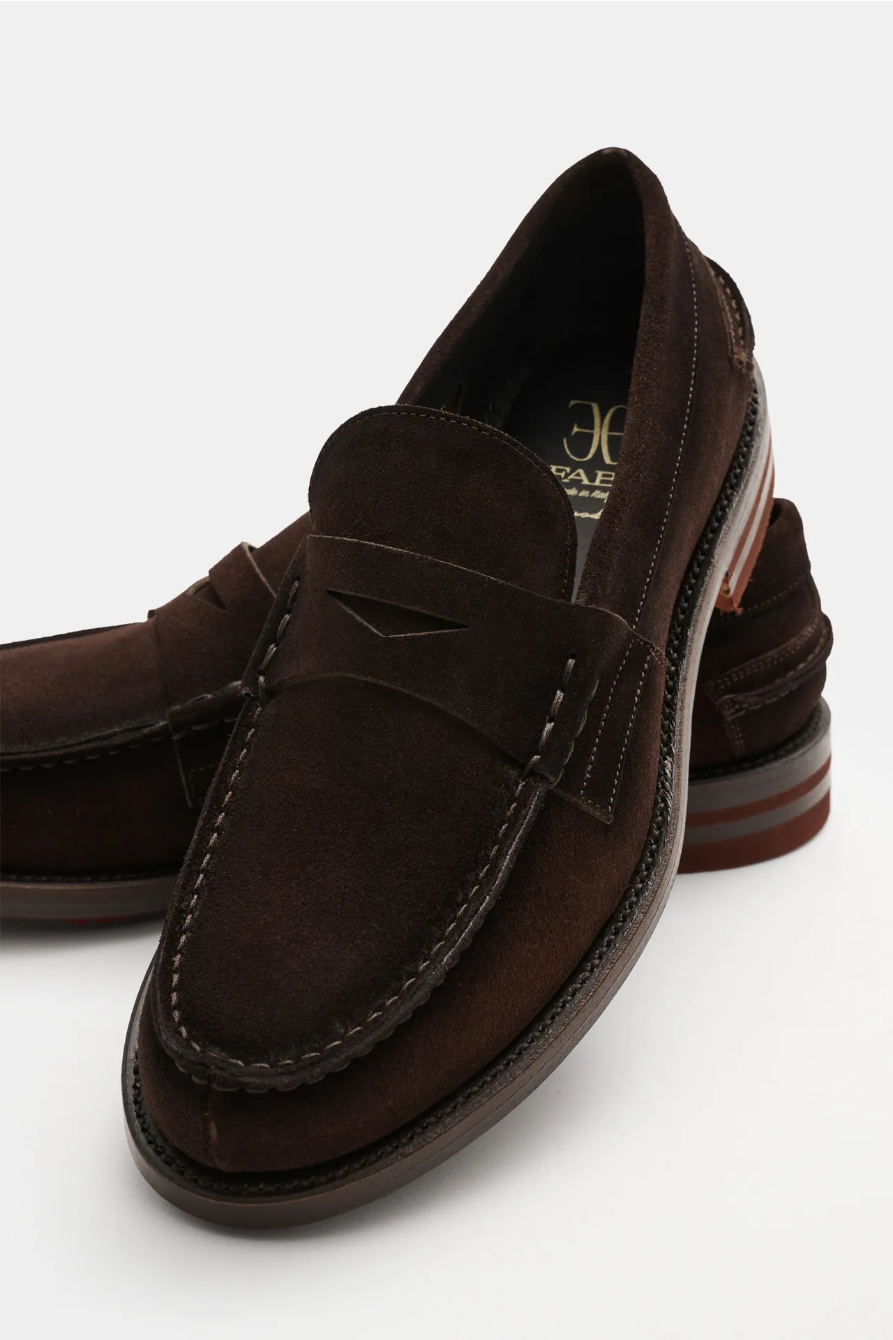 Fabi - Herren - Penny Loafer dunkelbraun – Bild 3