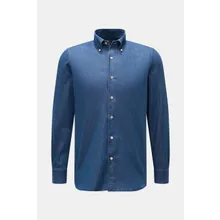Borrelli - Herren - Casual Hemd %27Gable%27 Button-Down-Kragen dunkelblau Borrelli - Herren - Casual Hemd %27Gable%27 Button-Down-Kragen dunkelblau