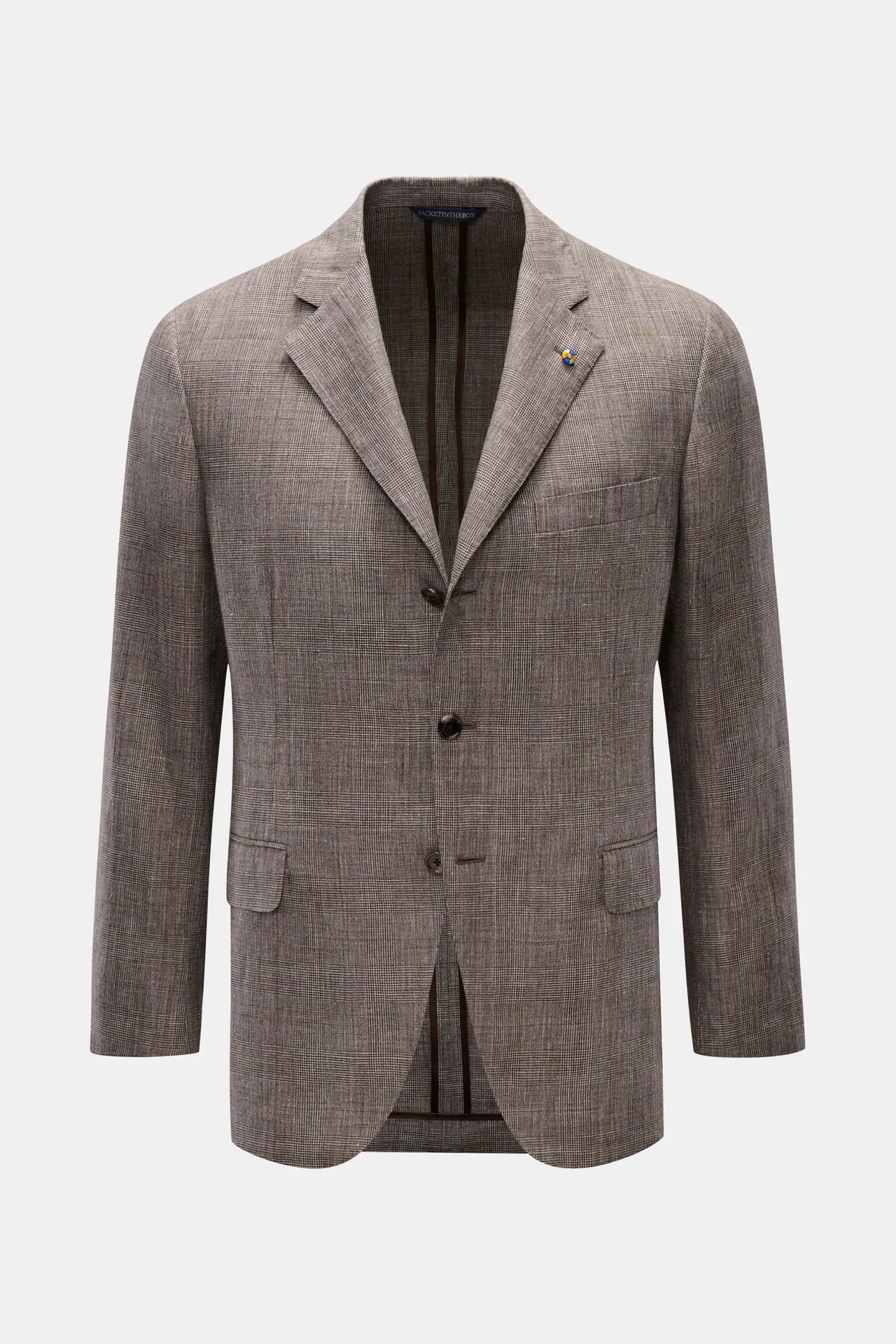 Belvest - Herren - Sakko graubraun/creme kariert Belvest - Herren - Sakko graubraun/creme kariert