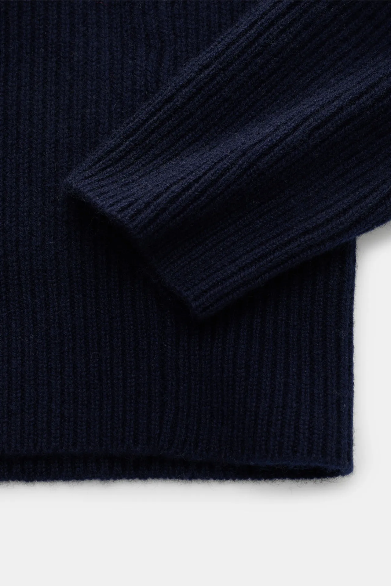 Lisa Yang - Herren - Cashmere Rundhalspullover 'William' navy – Bild 4