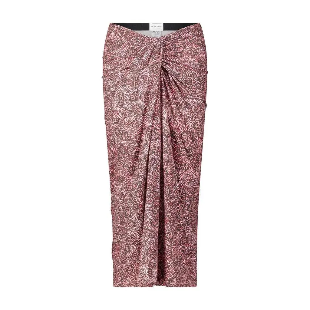 Isabel Marant - Midi-Rock Jeldia mit Muster - Größe 34 - pink Isabel Marant - Midi-Rock Jeldia mit Muster - Größe 34 - pink