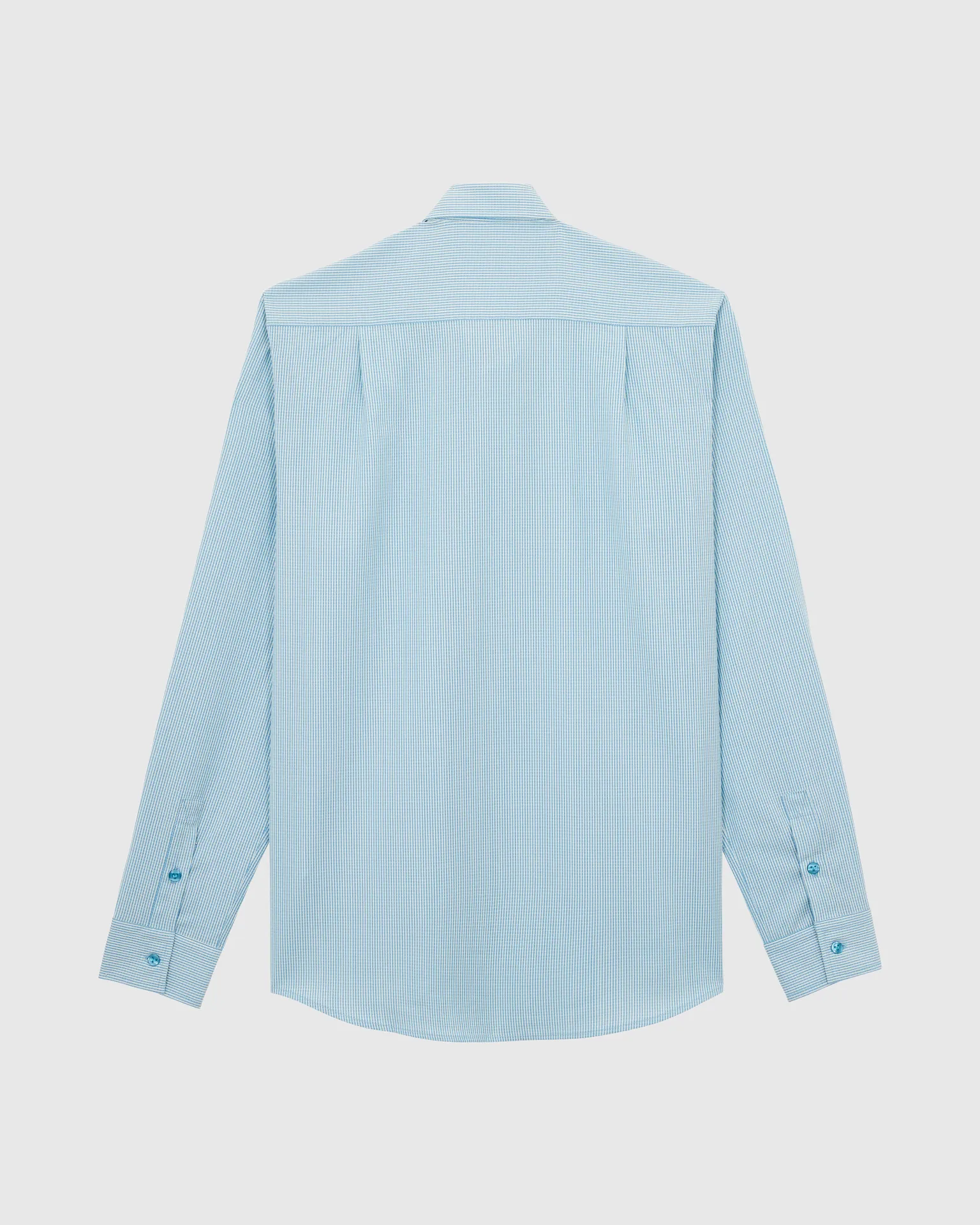 Vilebrequin - Figurbetontes Micro Rayures Wollhemd Für Herren - Hemd - Cool - Blau - Größe L – Bild 2