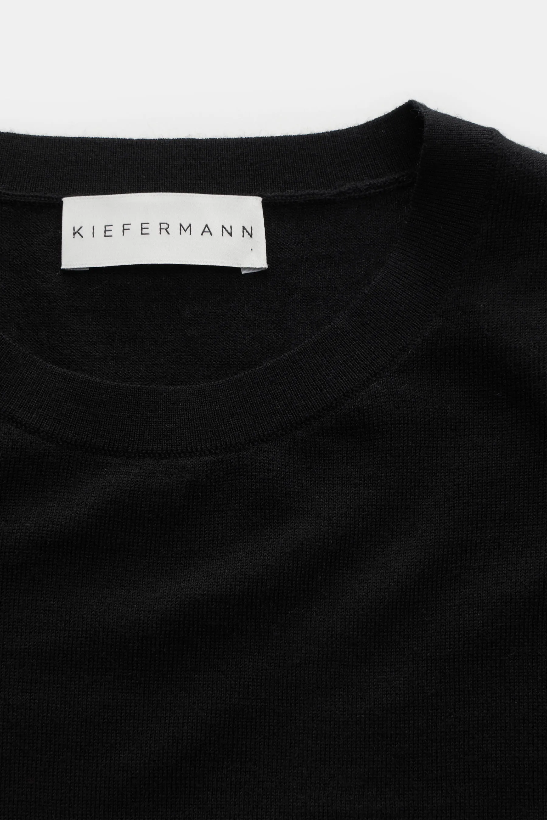 Kiefermann - Herren - Merino Feinstrick-Pullover 'Marleys' schwarz – Bild 2