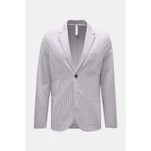 Harris Wharf London - Herren - Seersucker-Blazer grau/weiß gestreift Harris Wharf London - Herren - Seersucker-Blazer grau/weiß gestreift