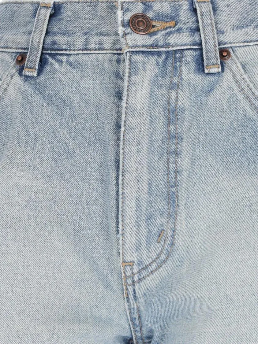 Celine - "Dylan" Bootcut Jeans Light Blue - Größe 27 - blau – Bild 3