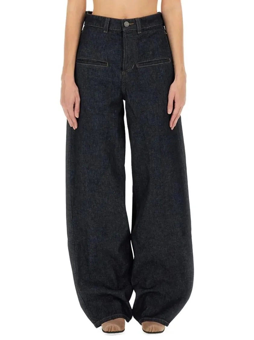 Uma Wang - Denim "Ball" Pants - Größe S - schwarz Uma Wang - Denim "Ball" Pants - Größe S - schwarz