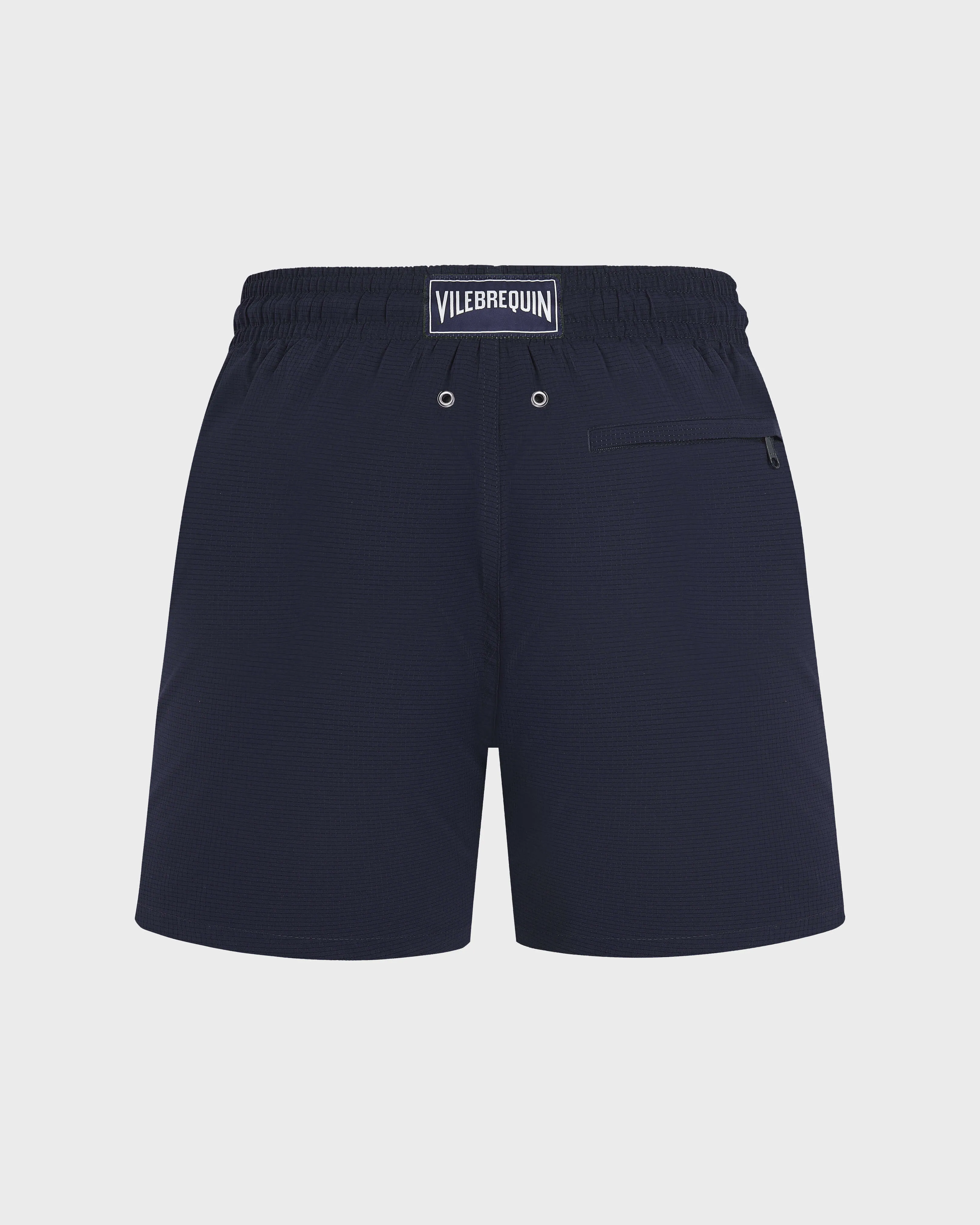 Vilebrequin - Ultraleichte Und Verstaubare Solid Badeshorts Mit Mikroperforation Für Herren - Bademode - Mahina - Blau - Größe XS – Bild 2