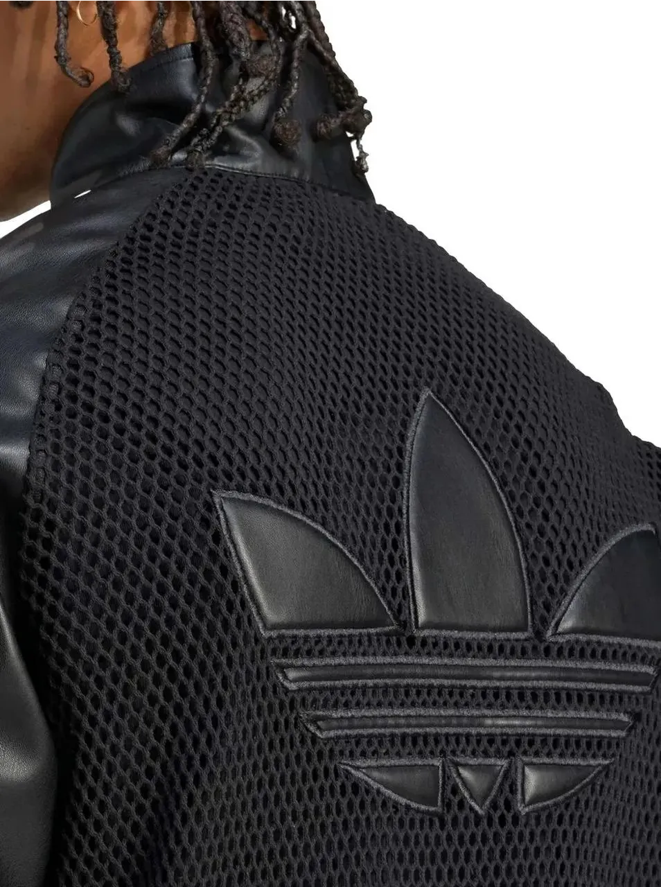 Adidas - Mesh Tt Black - Größe L - schwarz – Bild 2