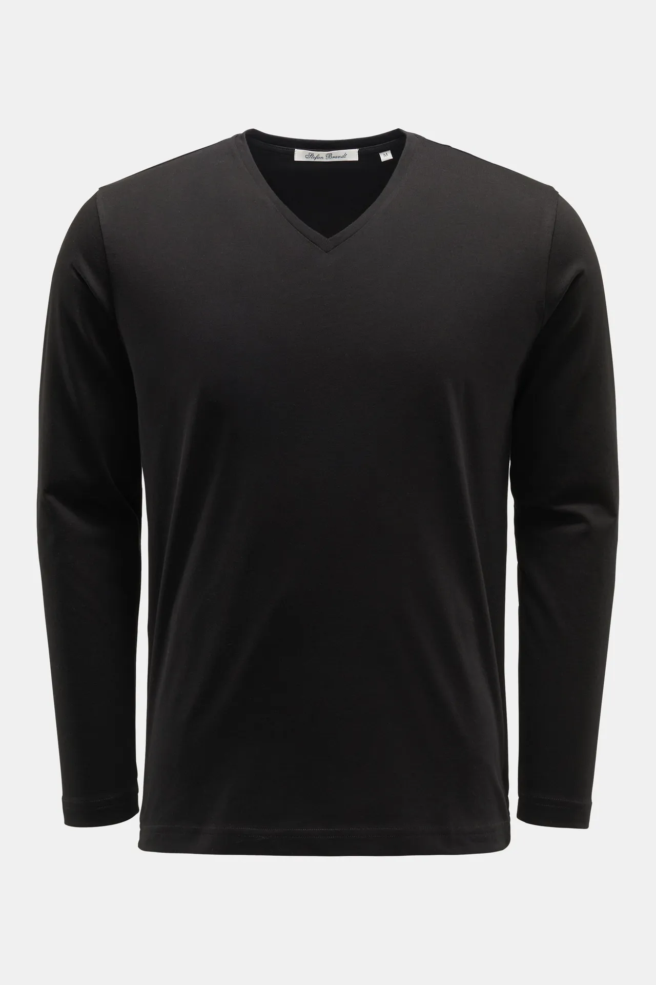 Stefan Brandt - Herren - V-Neck Longsleeve %27Artur%27 schwarz Stefan Brandt - Herren - V-Neck Longsleeve %27Artur%27 schwarz