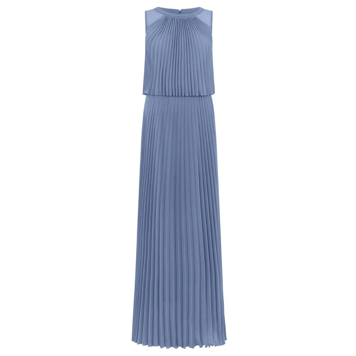 Apart - Langes Chiffonkleid - Größe 34 - blau Apart - Langes Chiffonkleid - Größe 34 - blau