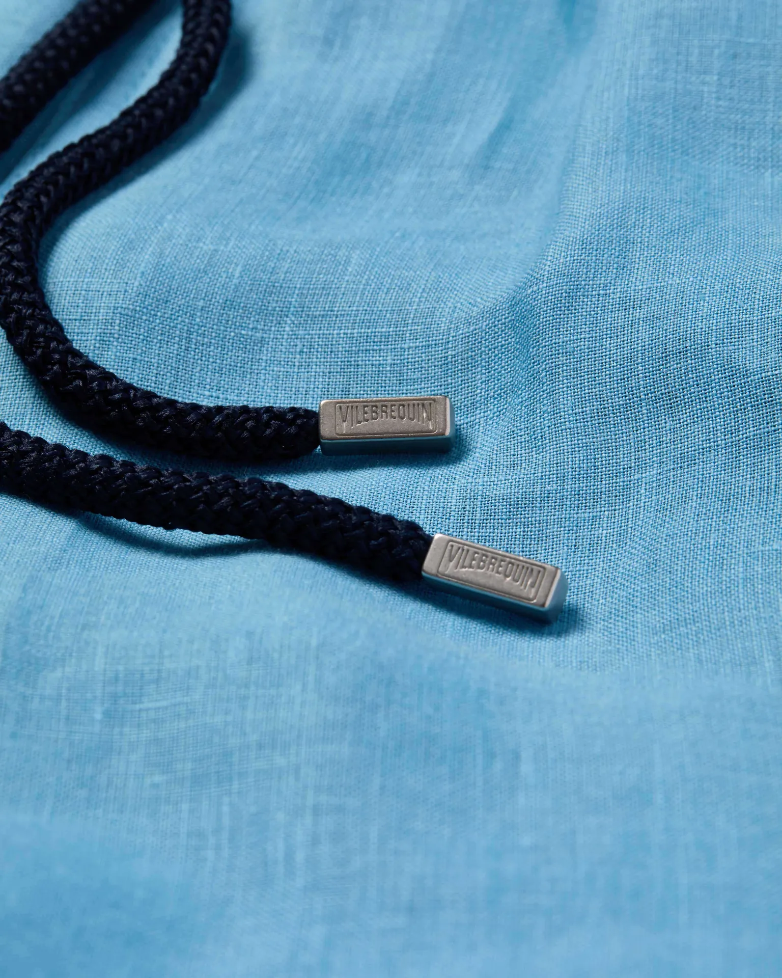 Vilebrequin - Solid Badeshorts Aus Leinen Für Herren - Bademode - Mallorca - Blau - Größe XXXL – Bild 5